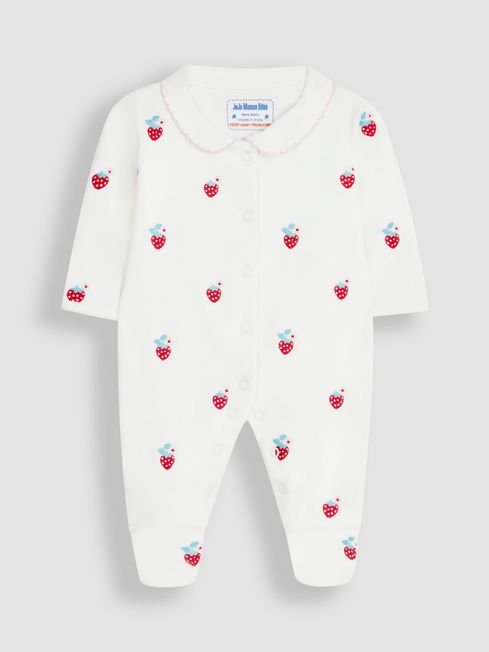 Strawberry sleepsuit discount