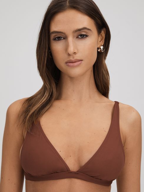 Bondi Born Plunge Neck Bikini Top
