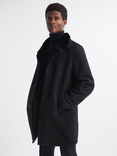 Oscar Jacobson Suede Lined Coat