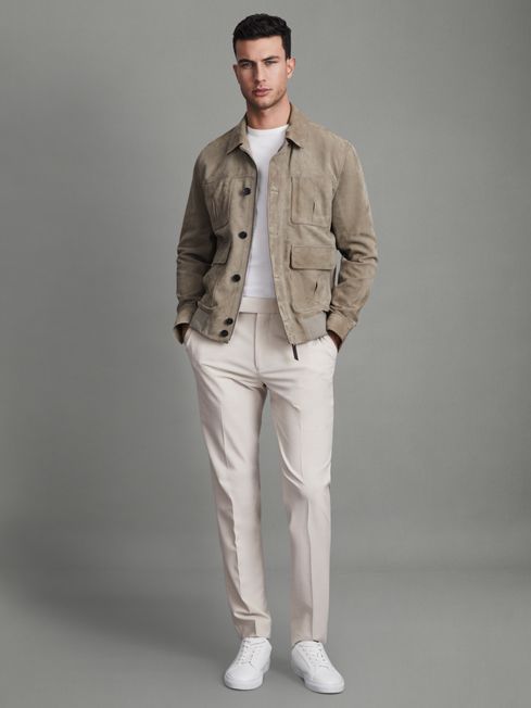 Reiss Found Relaxed Drawstring Trousers | REISS USA