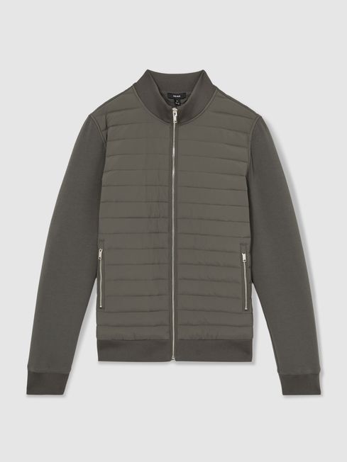 Reiss freddie hybrid quilted store jacket