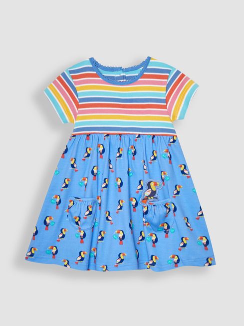 Buy JoJo Maman B b Toucan With Pet In Pocket Combo Dress from the