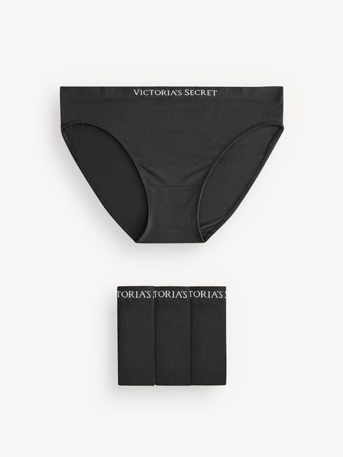 Victoria's Secret Black Bikini Multipack Knickers