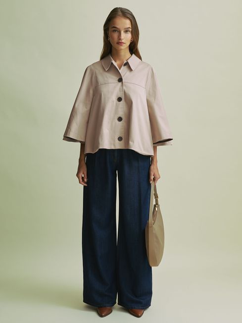 Short swing coat outlet