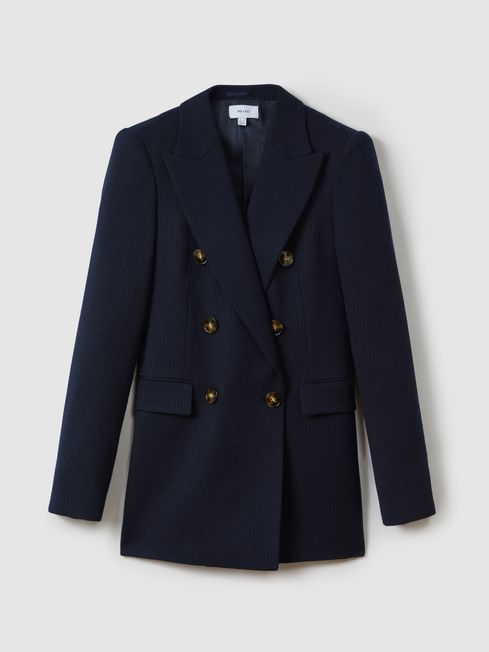 Tailored navy blazer on sale