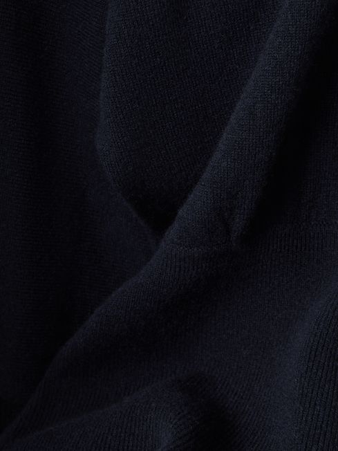 Wool Blend Midi Dress in Navy REISS USA