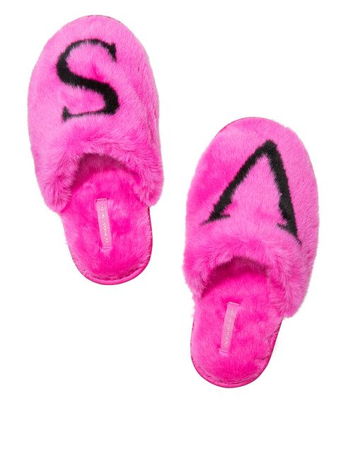 Victoria's Secret Fucshia Frenzy Pink Closed Toe Slipper