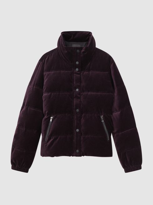 Dkny velour puffer jacket clearance