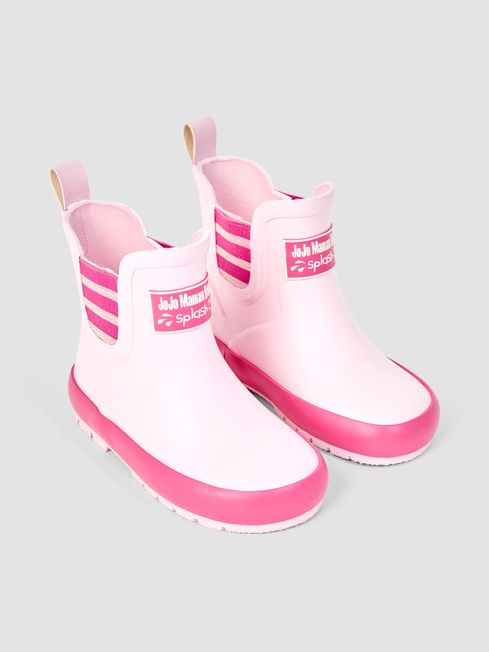 JoJo Maman Bébé Pink Ankle Wellies