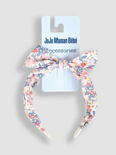 JoJo Maman Bébé Floral Bow Headband