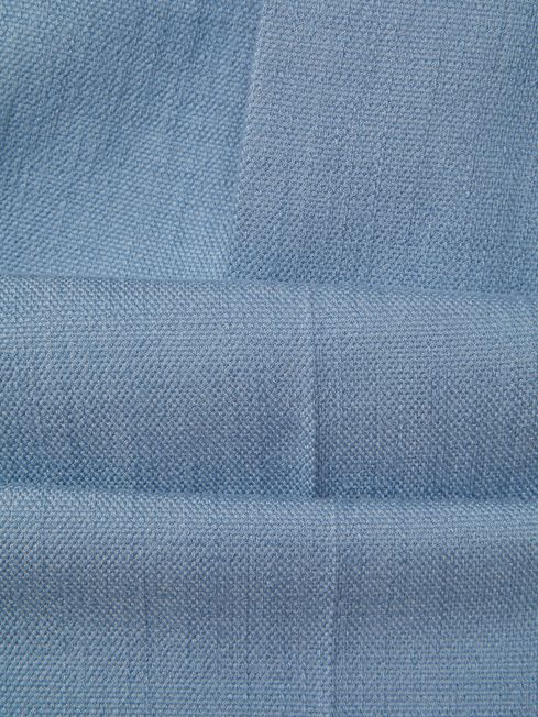 Reiss Blue June Wide Leg Suit Trousers with TENCEL™ Fibers