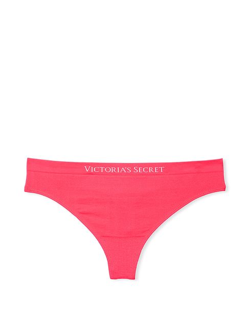 Victoria's Secret Hottie Pink Seamless Thong Knickers