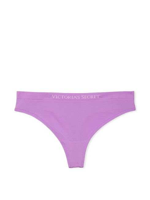 Victoria's Secret Purple Paradise Seamless Thong Knickers