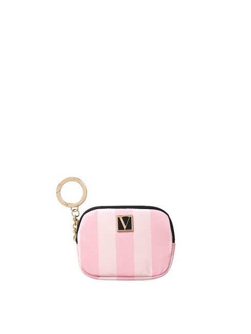 Pink Iconic Stripe Coin Purse Pouch