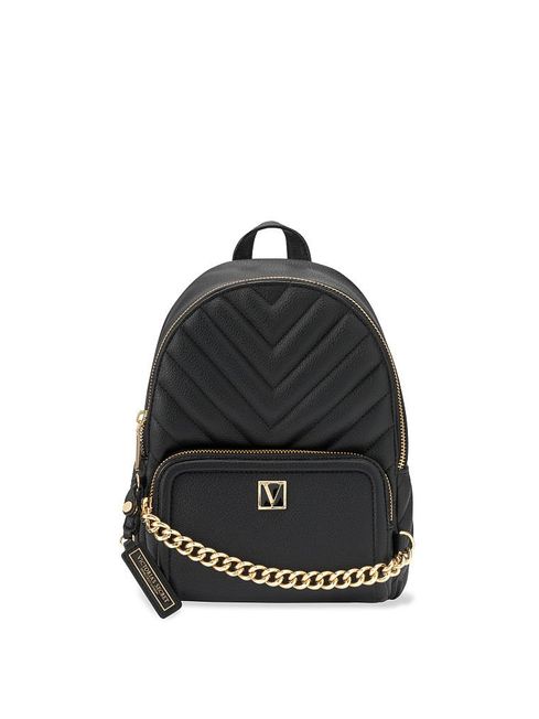 Victoria's secret pink leather backpack store