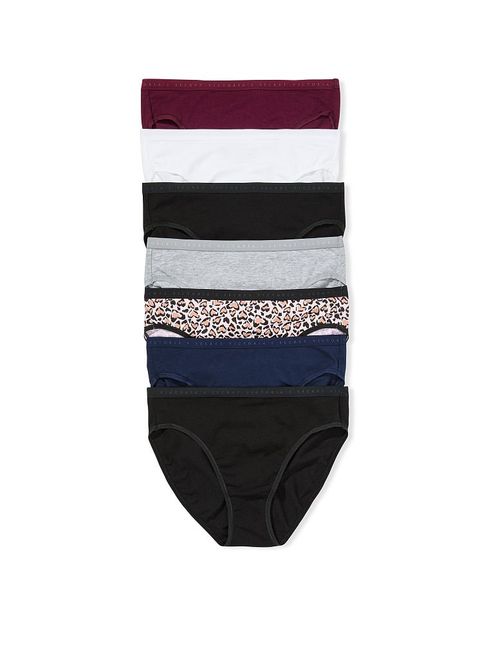 Victoria's Secret Black/White/Blue/Grey/Purple/Leopard Brief Knickers Multipack