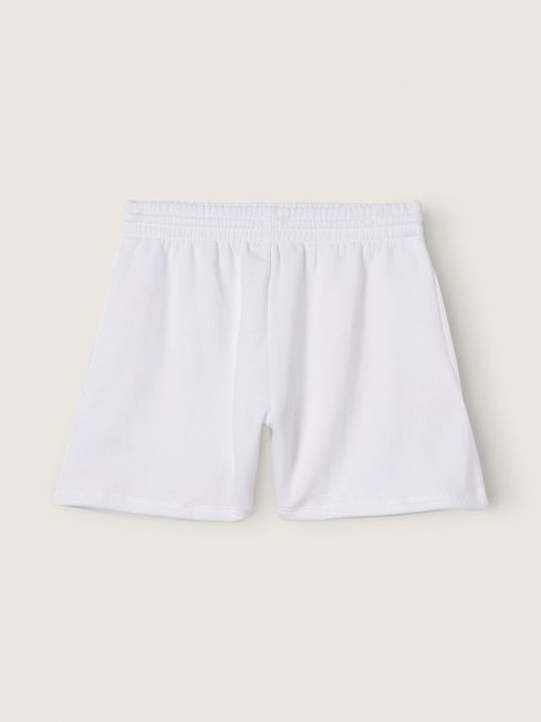 Optic White Gradient Sans Logo 3.5 Campus Sweat Shorts