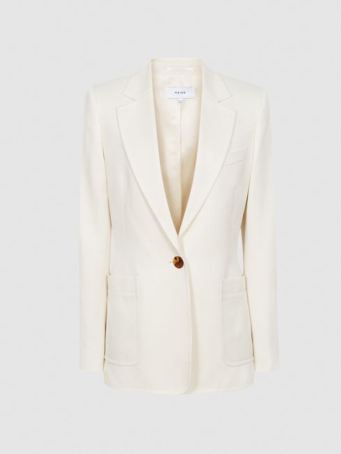 Ivory blazer ladies clearance
