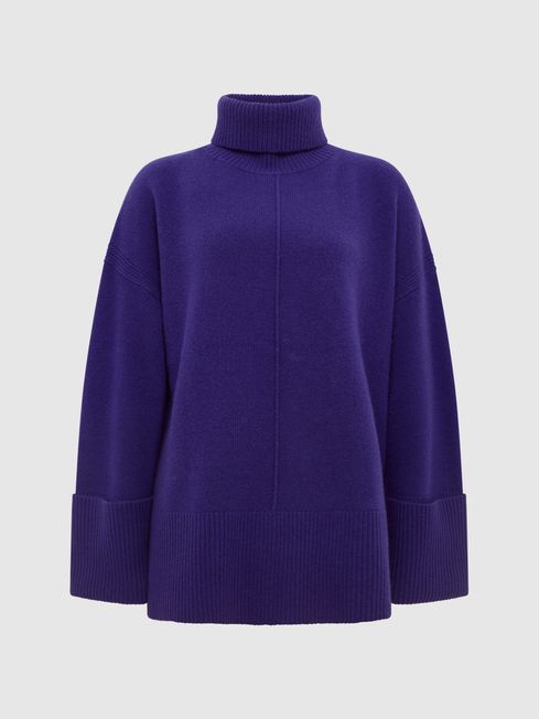 Purple roll neck jumper 2025