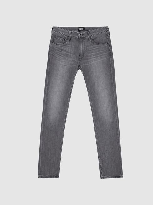 Reiss Washed Grey Lennox Paige High Stretch Slim Fit Jeans