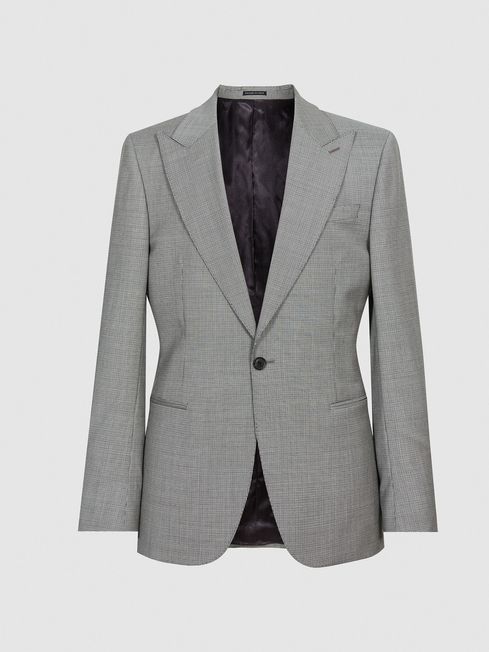 Reiss check new arrivals blazer
