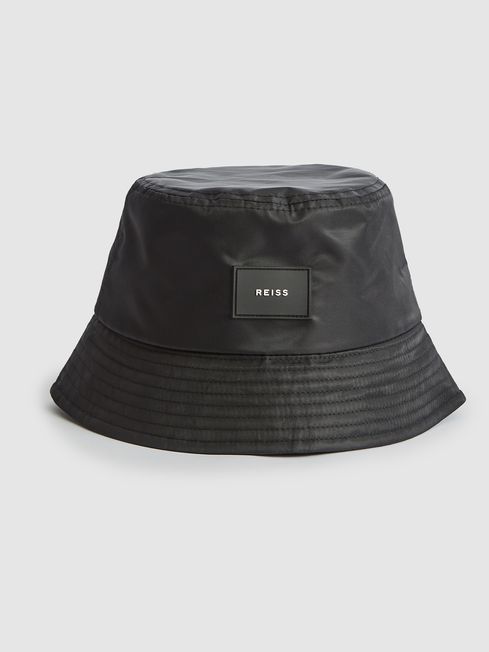 Canvas Bucket Hat in Black