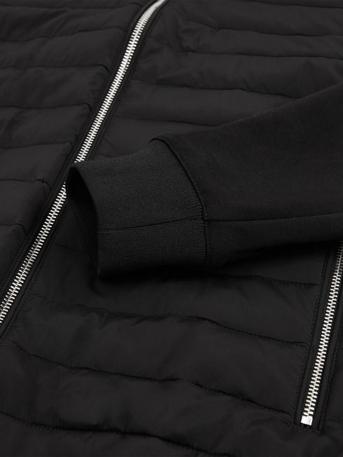 Reiss Taylor Hybrid Zip Through Quilted Jacket REISS Rest of Europe