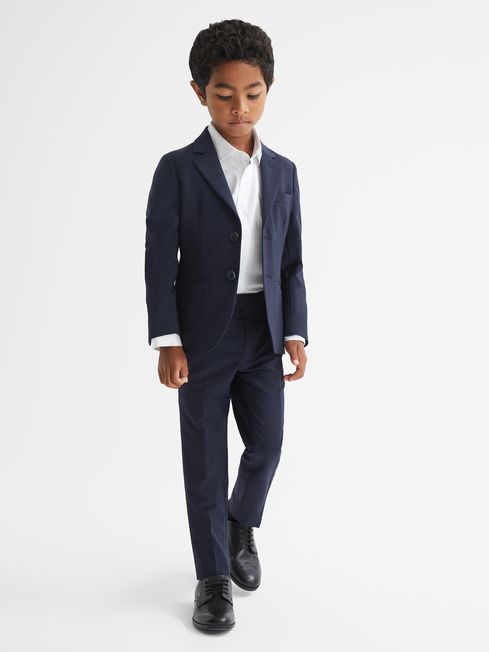Reiss White Remote Junior Slim Fit Formal Shirt