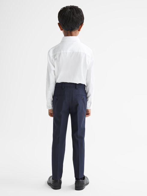 Reiss White Remote Junior Slim Fit Formal Shirt