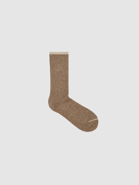 Reiss Picton Lambswool Cashmere Blend Socks