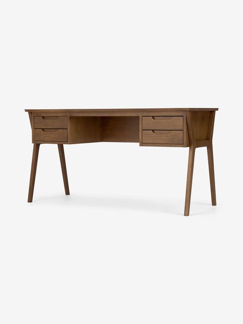 Stained hot sale oak desk