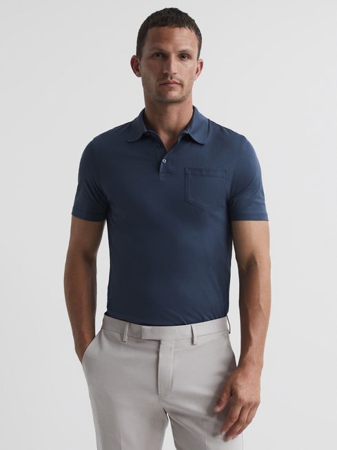 Reiss Hendrix Mercerised Polo REISS Ireland