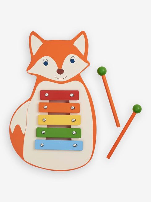 JoJo Maman Bébé Orange Fox Xylophone