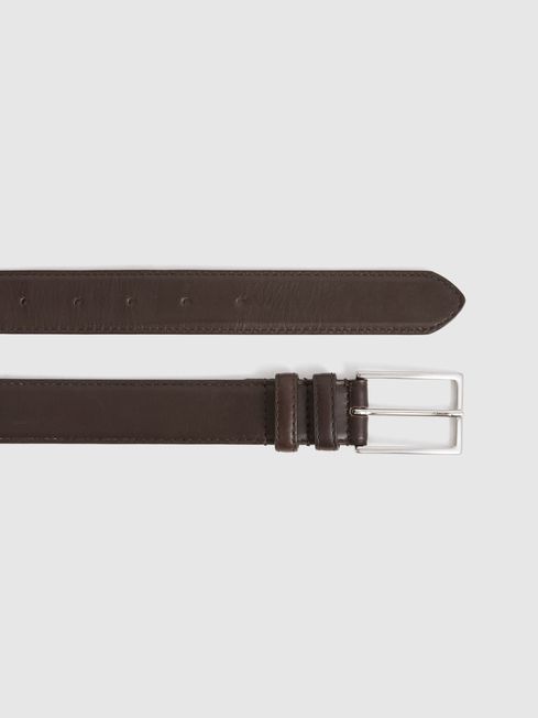 Reiss Chocolate Martin Formal Suit Belt