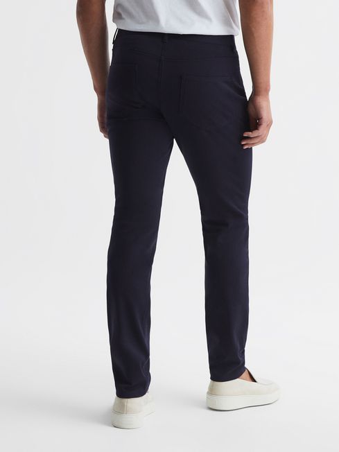 Reiss Nubury Jersey Slim Fit Chino Trousers | REISS USA
