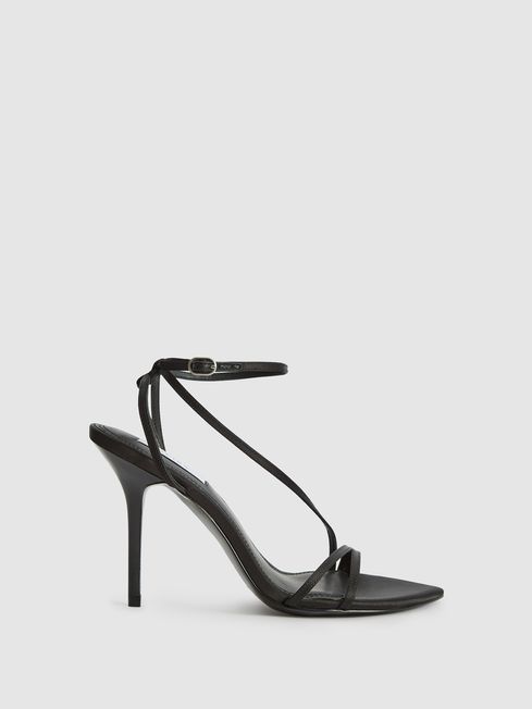 Leather shop heels australia