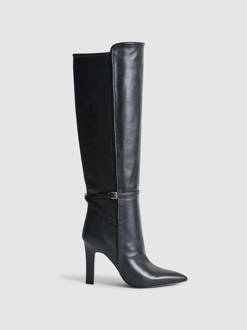 Reiss knee high boots sales