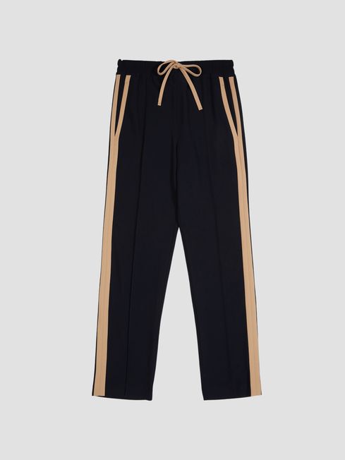 Reiss Frazer Taper Tapered Side Stripe Trousers REISS USA