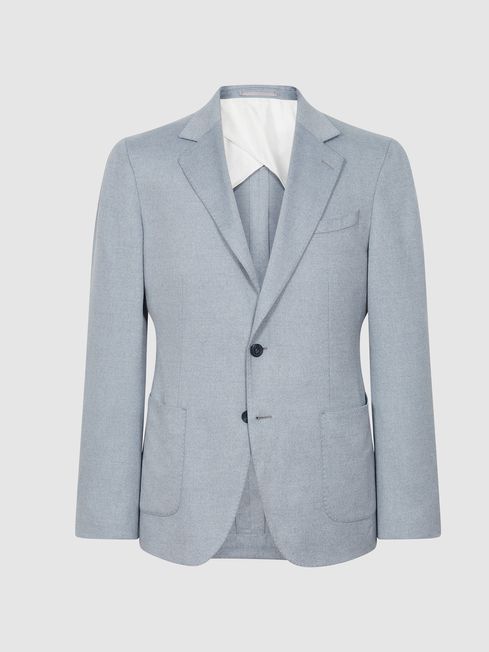 Reiss blue blazer top