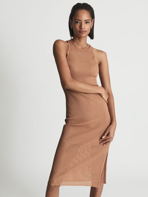 knitted bodycon dress