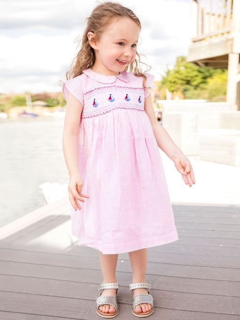 Jojo maman bebe smocked dress hot sale