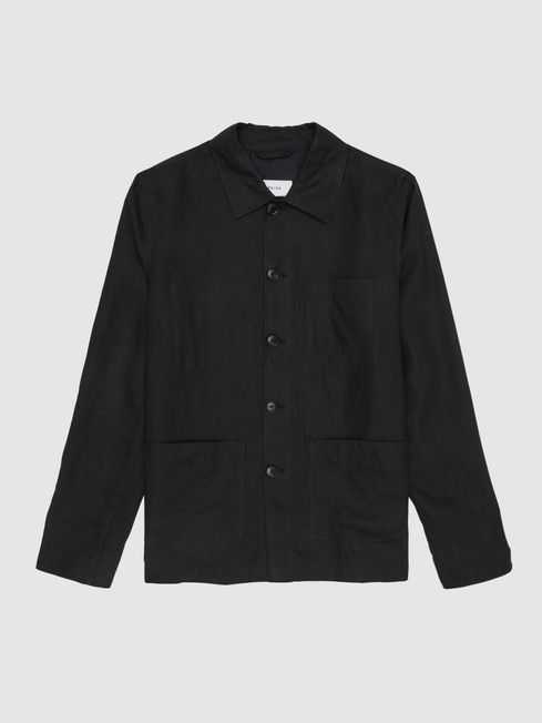 Linen new arrivals workers jacket