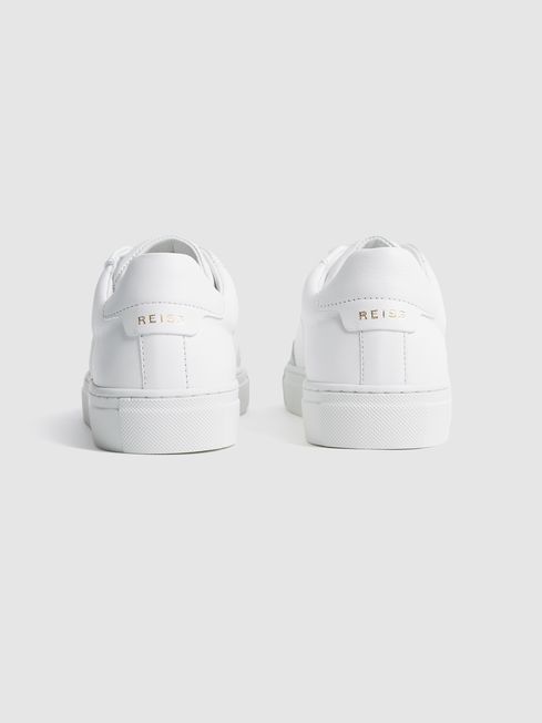 Reiss Ashley Low Top Leather Trainers | REISS USA