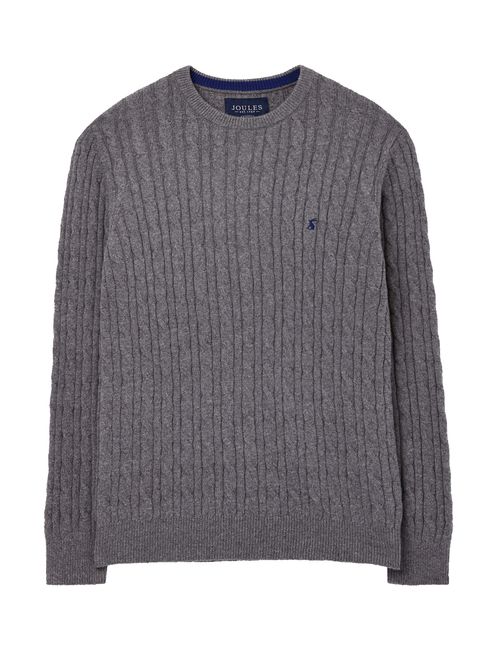 Fine cable store knit jumper