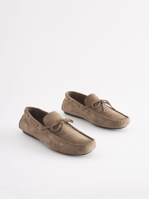 Suede driving loafers shop