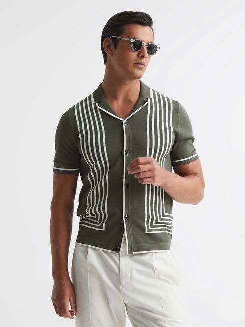 Reiss Purdy Striped Polo Shirt | REISS Rest of Europe