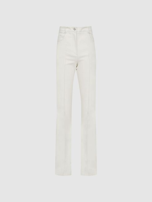 Reiss Florence High Rise Flared Trousers | REISS USA