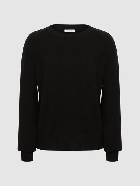 Crew neck knitted jumper clearance