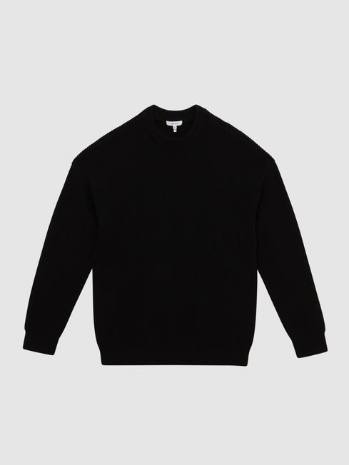 Reiss Blake Crew Neck Drop Shoulder Jumper REISS