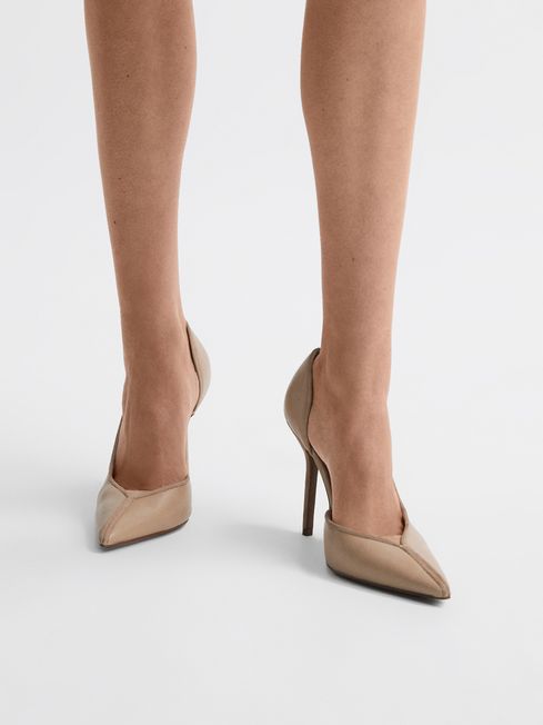 Nude pointed clearance heels